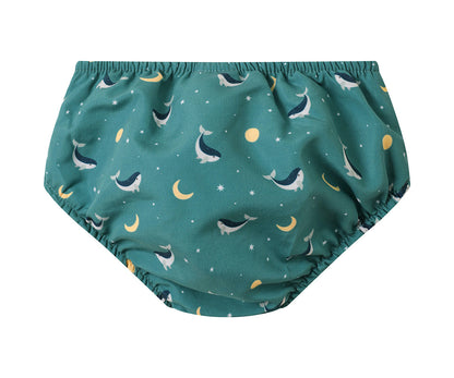Bañador Pañal Whale Teal